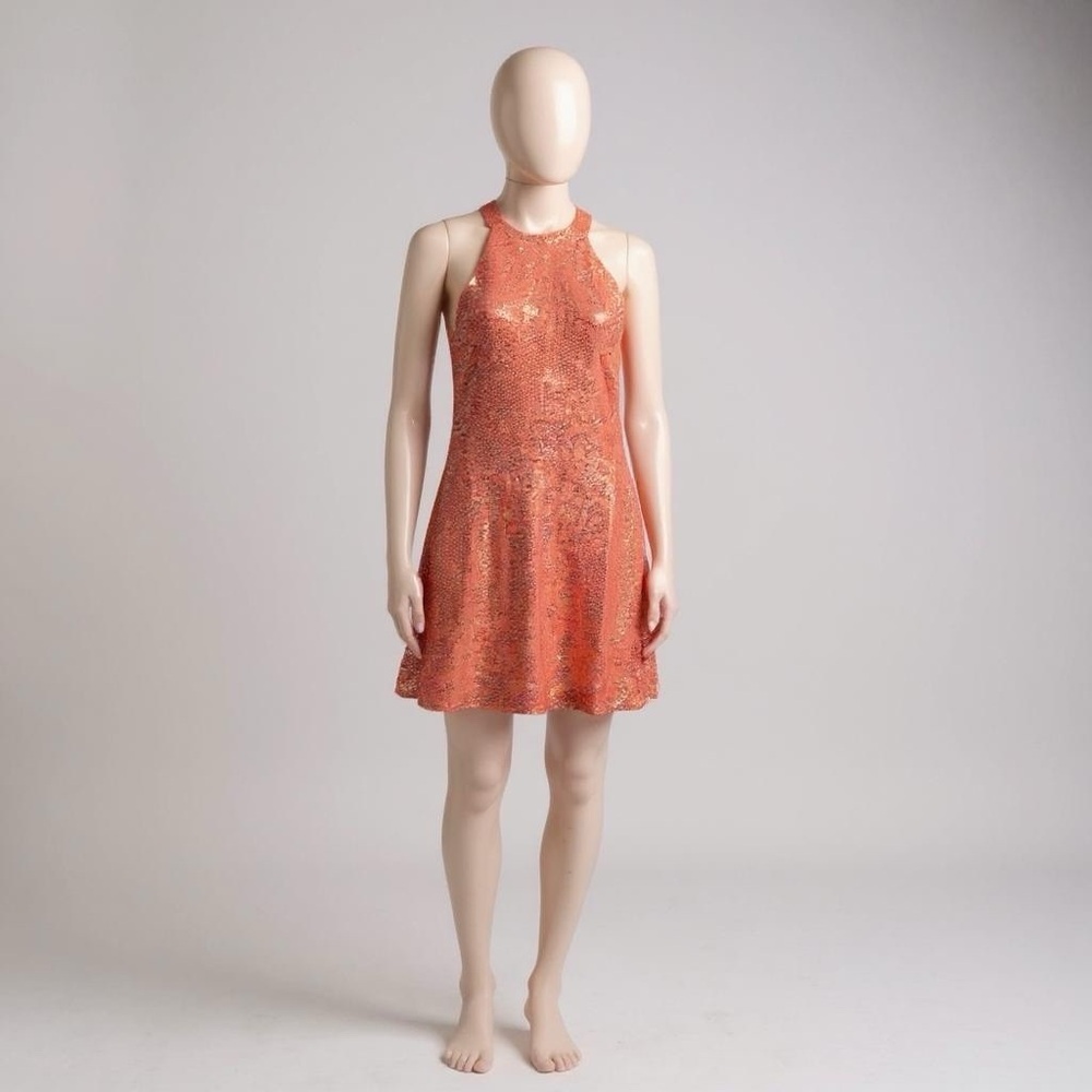Shein Pink sequin mini dress size S